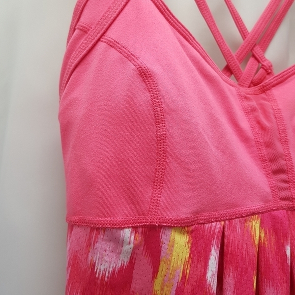 Zella ladies large top pink, drawstring bottom, size Large - Picture 2 of 7